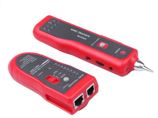 Тестер для кабеля Ethernet LAN проводов RJ45 RJ-11 foto 4