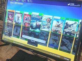 Обслуженный Xbox 360 slim + 70 игр  - внутри без грязи и пыли, чистый и ухоженный, прошитый фото 2