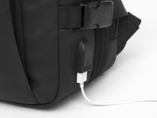 Rucsac Bange Bg1908, Cu Usb-Port, Impermiabil, Negru foto 7