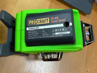 Nivel laser Procraft LE-4G foto 5