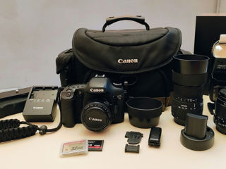 Canon 7D + объективы + вспышка + ...