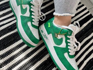 Nike Air Force 1 Low x Louis Vuitton By Virgil Abloh White/Green Women's foto 7