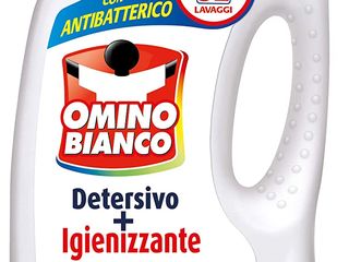 Detergent lichid igienizant Omino Bianco Detersivo + Igienizzante, 52 spalari foto 1