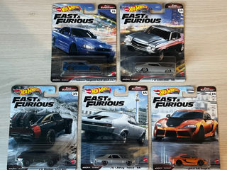 Модели автомобилей Hot Wheels Premium Fast & Furious seturi diferite foto 4