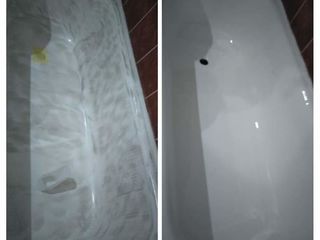 Restaurarea cazilor de baie cu acril lichid foto 1