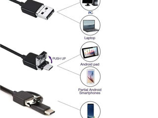 Endoscop 5.5 mm 3in1, lungimea 2metri foto 2