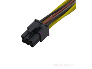 ID-173 Dual 4 Pin Molex to 6 Pin PCI-E Power Cable Adapter Connector - 2 x MOLEX на 1 х 6 Pin foto 4