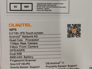 Бронированный смартфон OUKITEL WP5 4/32 ГБ. Новый запечатанный foto 4