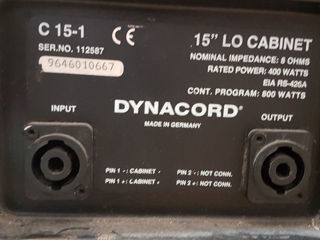 Dynacord Corus.Germany .Top - C-12... Sub - C-15. foto 2