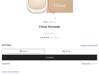 Parfum Chloe’ Nomade 50 ml original foto 6