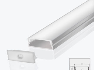Алюминиевый профиль LED встраиваемый в гипсокартон, профиль LED, panlight, LED лента foto 11
