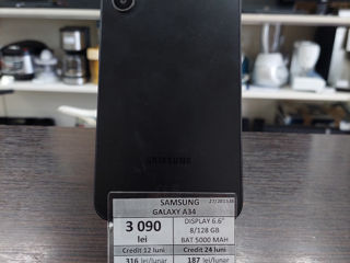 Samsung Galaxy A34 8/128 Gb - 3090 lei foto 1