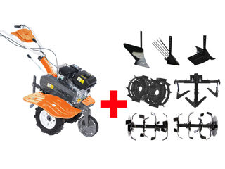 Set Motocultor Technoworker HB 700 S + 5 accesorii / Achitare 4-12 rate / Livrare / Calitate premium