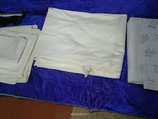 Cearșafuri,fata de perna,p/u plapume простыни скатерт пододеяльники наволочки полотенца хлопок ткань foto 8