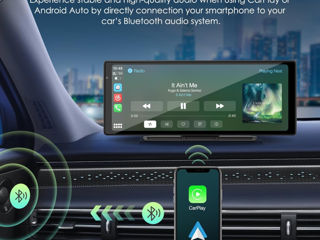 Android Multimedia Car Display Carplay & Android Auto 10.26"4K & 1080P Dual Lens DVR foto 6