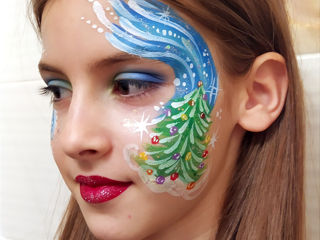 Pictura / desene pe fata pentru copii (face painting) / рисунки на лице для детей, аквагрим foto 9