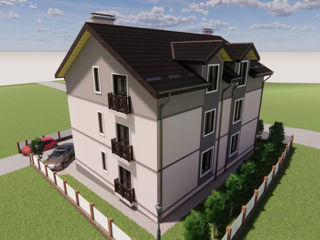 Casă multifamilială / 450m2 / P+1E+M / stil clasic / arhitectură / proiectare / renovare / proiecte foto 2