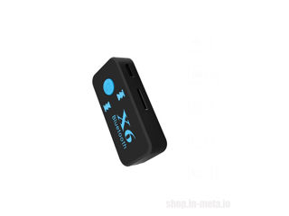 X6 Aux Audio Adapter 3.5mm Bluetooth - Блютуз Адаптер + Музыка + Громкая связь в Автомобиль foto 2
