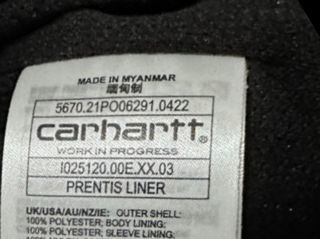 Carhartt Prentis Liner original foto 6