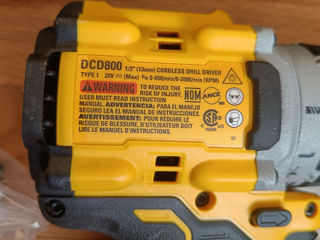 Dewalt DCD800 20V MAX ХR  бесщеточная аккумуляторная компактная дрель / шуруповерт   Продолжение лег foto 7