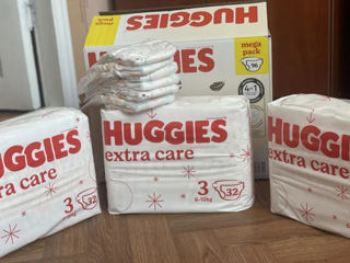 Huggies extra care, 3 (32шт)