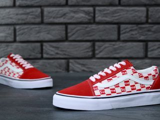 Vans Old Skool x Supreme Red Unisex foto 4