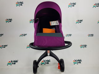 Новинка Новая детская коляска Dsland v8 модель 2в1 люлька прогулка фиолетовая аналог stokke foto 10