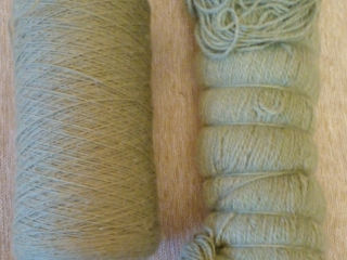 нитки шерсть для вязания в бобинах