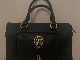 Armani Jeans Leather Bag