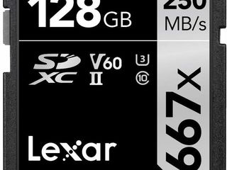 Lexar Professional 1667X 128GB SDXC Uhs-II/U3 Card foto 2