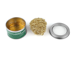 YH-08B Brass sponge for cleaning the soldering iron. Латунная губка для очистки паяльника. foto 2