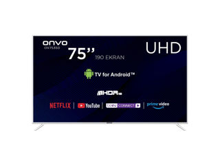 75'' Ov75350 4K Android Smart Led