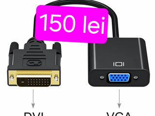 Адаптеры HDMI-DP-DVI-D - VGA-usb Type C-RCA -Mini DP-PS2/WII foto 10