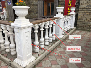 Производство карнизов, балясин,пилястр,колон и другие изделия из камня и бетона. foto 2