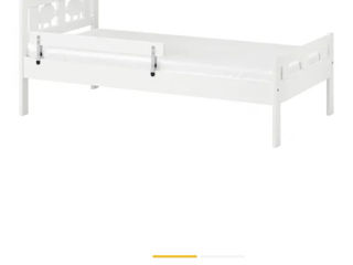 Pat pentru copii IKEA KRITTER -Stare foarte bună foto 4