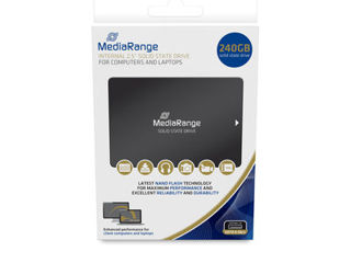 MediaRange Internal 2.5-inch solid state drive, SATA 6 Gb/s, 240GB, black foto 1