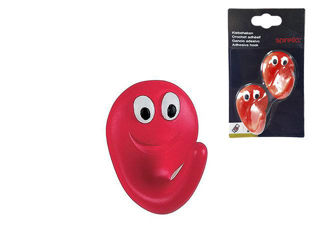 Крючок Самоклеющийся Spirella Smile 2Шт 4X5Cm Красн, Пластик