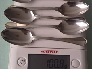 Lot compus din 12 lingurite p/u ceai si cafea argint masiv 800 , sunt noi - neutilizate  . foto 7
