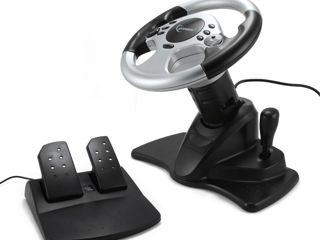 Игровой руль Gembird STR-ShockForce-M RealisticDual vibra USB foto 2