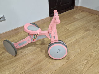 Велосипед bicicletă copii xiaomi mijia 700kids tricycle 2in1 foto 4