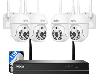 Hisseu kit 4 camere 5 MPX! Wifi