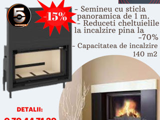 Pachet promotional !!! Camin pe lemne in Moldova, clasa Premium de la Termika foto 2