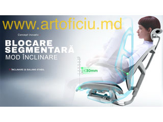 Scaun ergonomic Enjoy Ultra - este proiectat pentru a asigura confortul spatelui dvs.