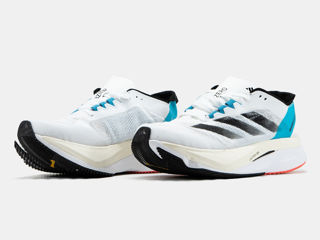 Adidas Adizero Boston 12 White/Blue foto 3