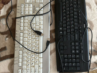 Продаю две клавиатуры, две колоночки и Веб-камера хорошая от фирмы Logitech. foto 3