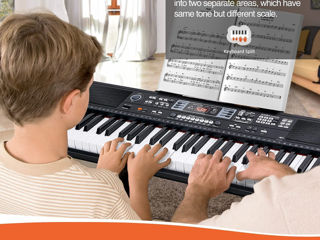 Детский синтезатор Musical 607M, Новые, Гарантия, Кредит, Бесплатная доставка по Молдове foto 5