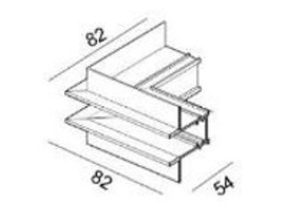 Corner incorporabil LTX MS 48V 06.R90OUT.WH 3309 foto 2