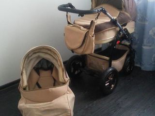 Модульная детская коляска 2 в 1 в идеальном состоянии. foto 3
