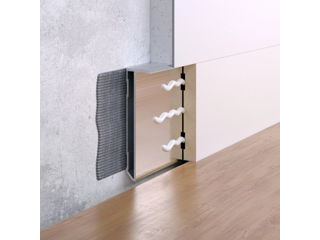 Concealed mounted aluminum plinth S958 no cover F1.S958