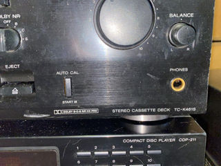 Sony resiever STR-GX311 - 1390lei, Sony Disc Player CDP-211- 900lei, Sony TC-K461S - 1190lei foto 3